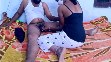 Mom and daughter tag handjob