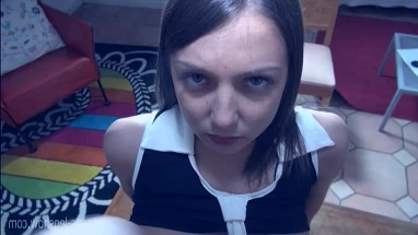 Teen Babe In Minnie Mouse Costume Gets Slammed Hard POV